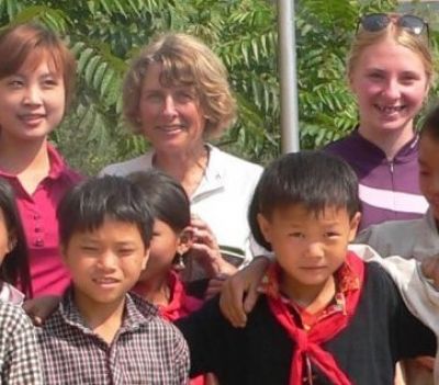 Family Mulligan-Bennett Cycling on the  tour with redspokes